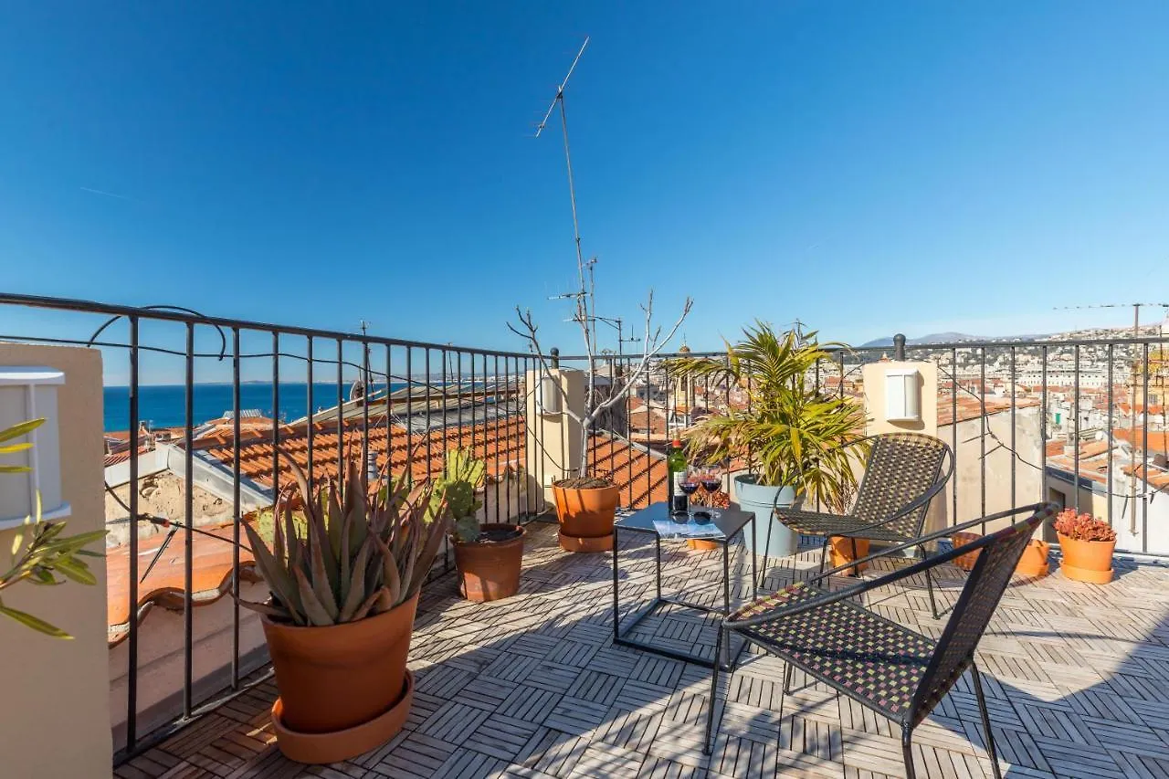 Le Chateau - The Most Beautiful Sight In Old Town, Private Terrace Nice 0*,  Fransa