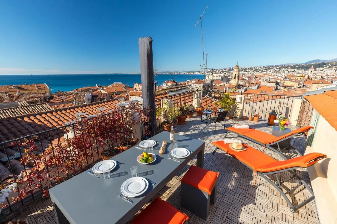 Apartment Le Chateau - The Most Beautiful Sight In Old Town, Private Terrace Nice