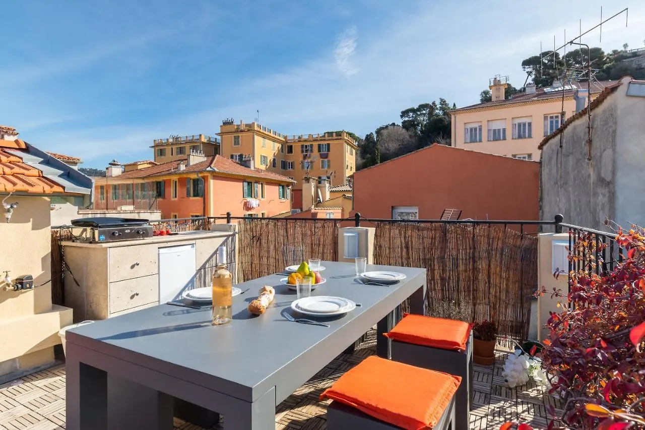 Apartmán Le Chateau - The Most Beautiful Sight In Old Town, Private Terrace Nice 0*,  Francie