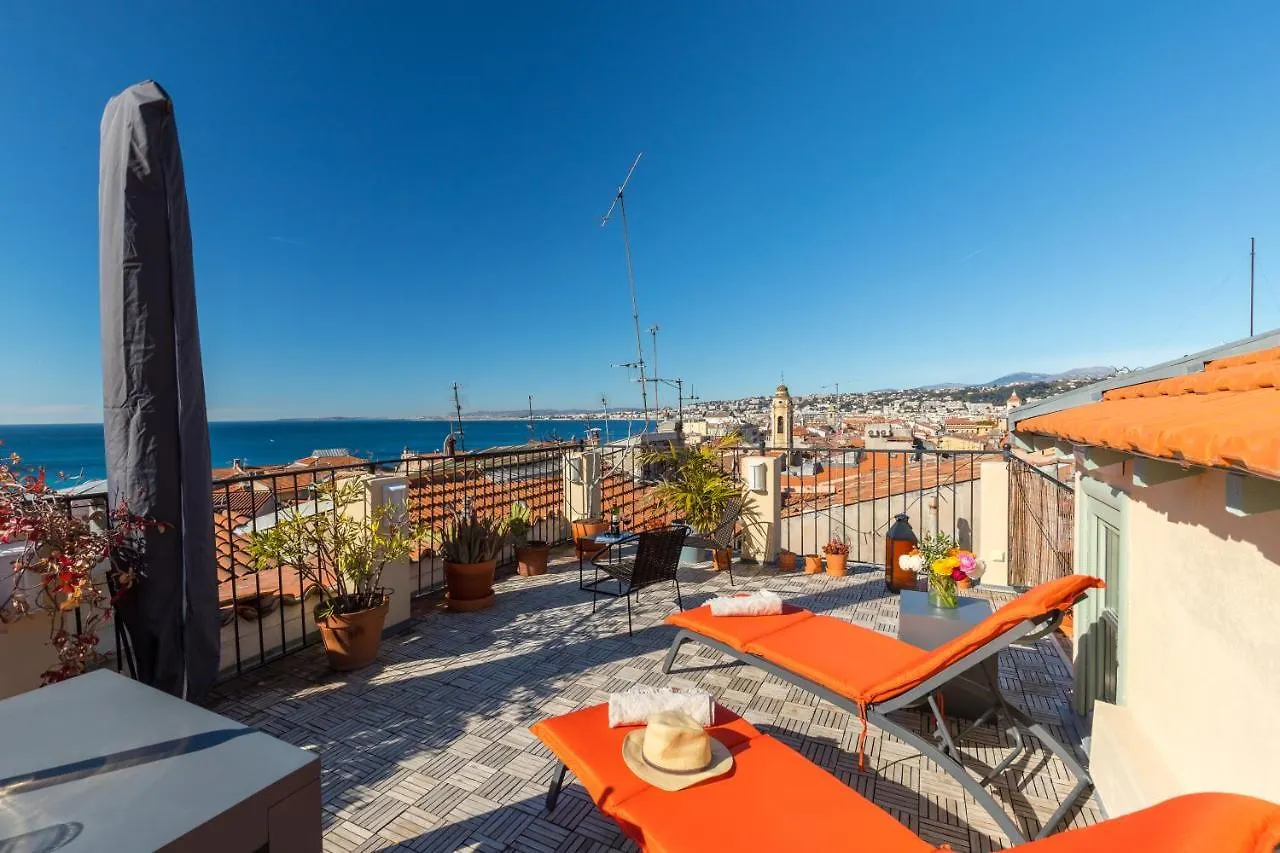 Apartment Le Chateau - The Most Beautiful Sight In Old Town, Private Terrace Nice France