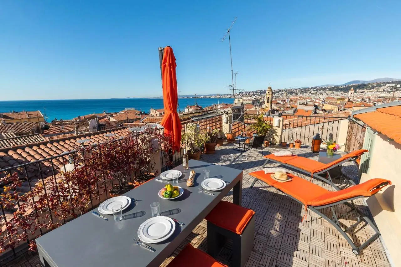 Apartment Le Chateau - The Most Beautiful Sight In Old Town, Private Terrace Nice